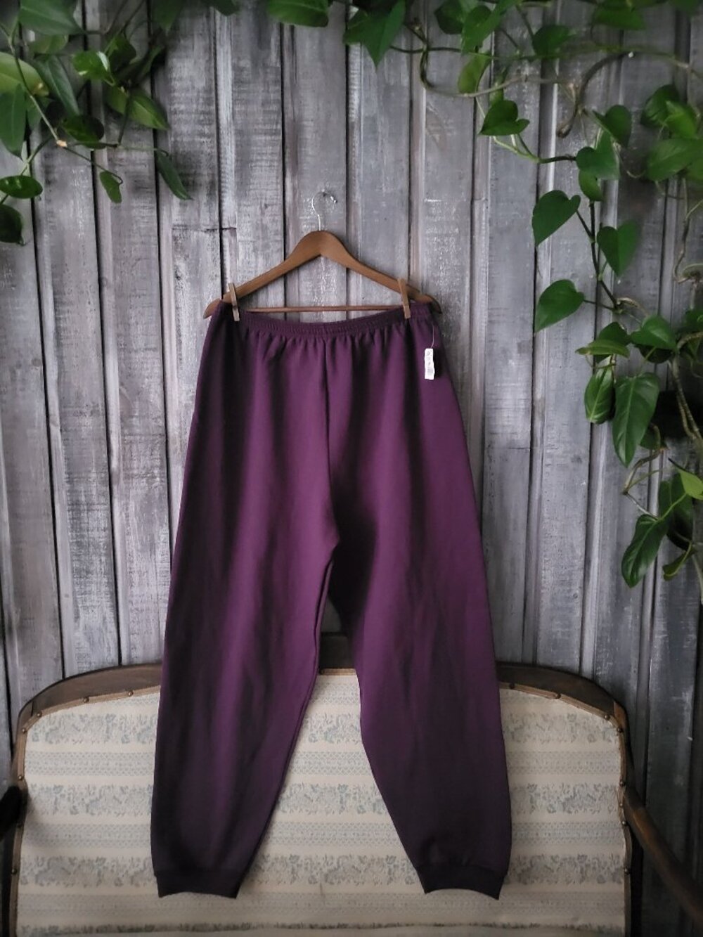 Zellers Vintage Purple Fleece Sweatpants Plus Size 2X Just My Size